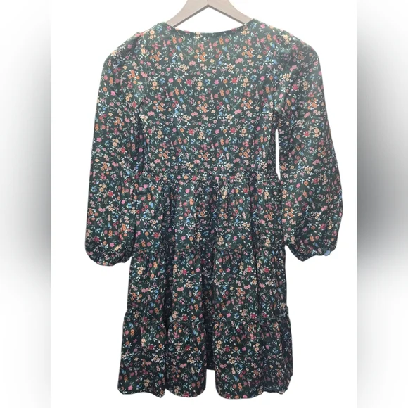 GRACE KARIN Girls Fall Dress Floral Long Sleeve Ruffle Elastic Waist SZ-10 - Picture 6 of 9